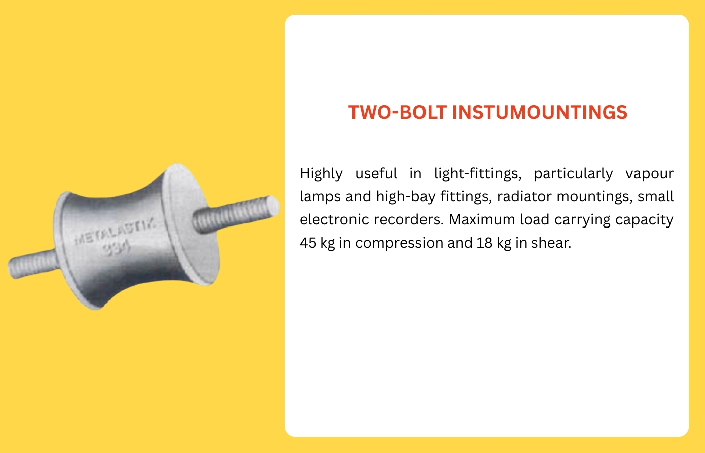 Two bolt Instumounting